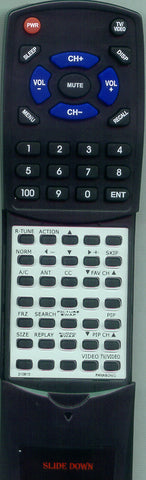 PANASONIC EUR51750 Replacement Remote