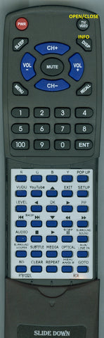 RCA--INSERT RTRTB10323L Replacement Remote