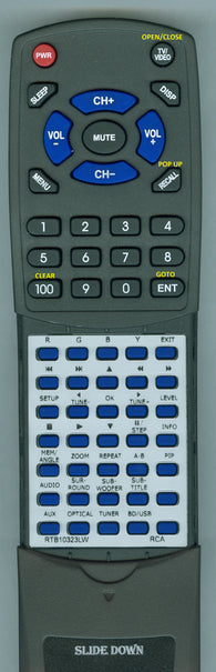 RCA RTB10323LW Replacement Remote