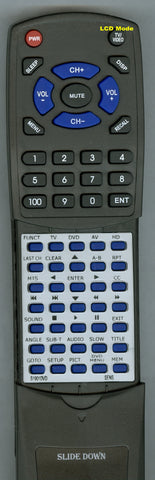 SENS--INSERT S1901DVD Replacement Remote