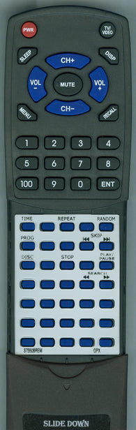 GPX S7550BREM Replacement Remote