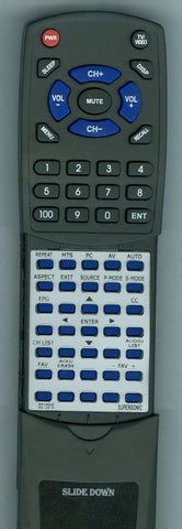 SUPERSONIC SC1331 BLK/SLVR Replacement Remote