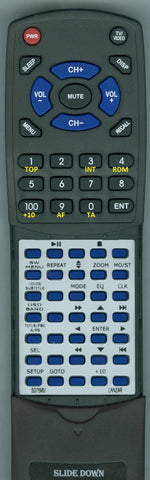 LANZAR--INSERT RTSD75MU Replacement Remote