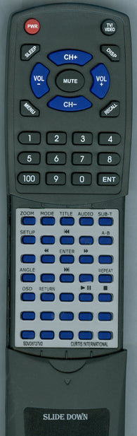 SYLVANIA RTSDVD8727V2 Replacement Remote