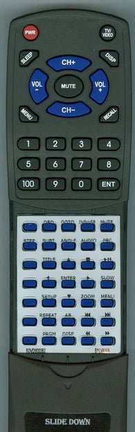 SYLVANIA RTSDVD9000B2 Replacement Remote