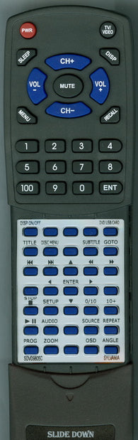 PROSCAN PDVD1034 Replacement Remote