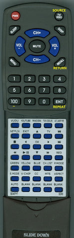 SEIKI--INSERT RTSE40FYT Replacement Remote