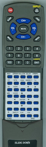 SANSUI--INSERT SLED6520 Replacement Remote