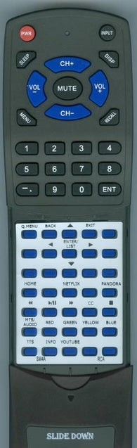 RCA RHOS658SM (A2012380140000837) Replacement Remote