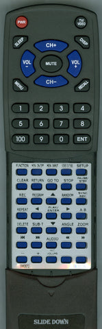 SINGING MACHINE SMD572 Replacement Remote