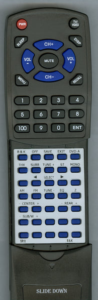 B & K AVR707 Replacement Remote