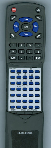 CURTIS INTERNATIONAL SRCD909 Replacement Remote