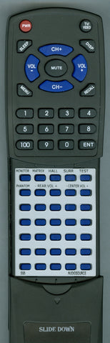 AUDIO SOURCE RTSS5 Replacement Remote