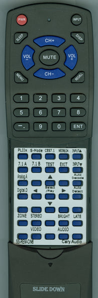 CARY-AUDIO- SSREMCIN6 Replacement Remote
