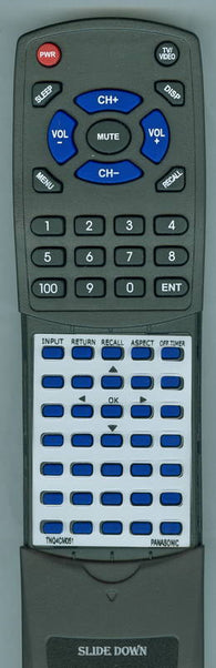 PANASONIC RTTNQ4CM051 Replacement Remote