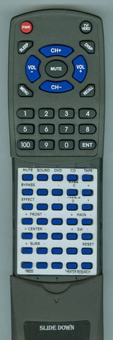 THEATER RESEARCH RTTR6000 Replacement Remote