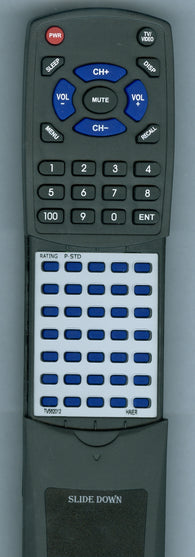 HAIER TV562019 Replacement Remote