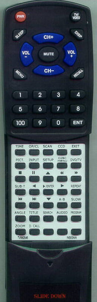 INSIGNIA TV562045 Replacement Remote