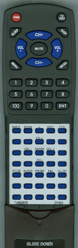 DYNEX TV562067 Replacement Remote