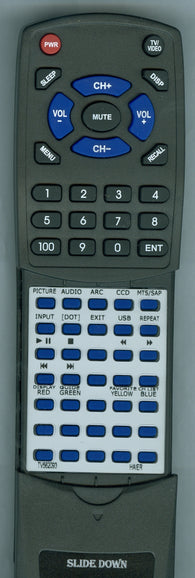 HAIER TV5620108 Replacement Remote