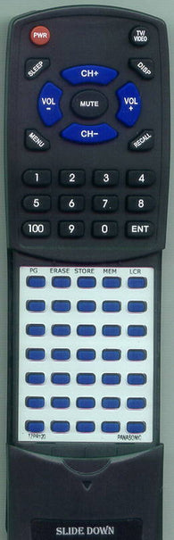 PANASONIC RTTZPR120 Replacement Remote
