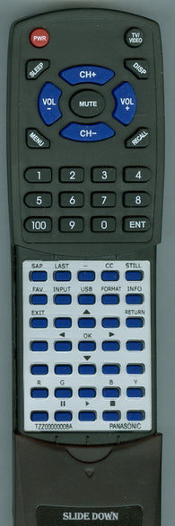 PANASONIC RTTZZ00000008A Replacement Remote