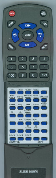 AIWA U0137739U Replacement Remote