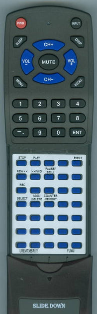 FUNAI UREMT36SR011 Replacement Remote