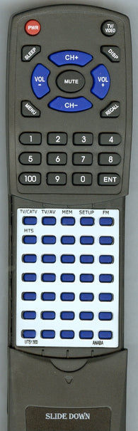 ANABA UTS1300-RECTANGLE Replacement Remote