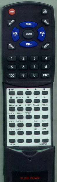 PANASONIC RTVEQ2063 Replacement Remote