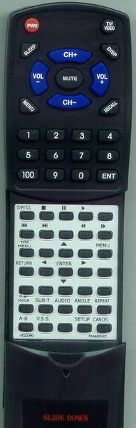 PANASONIC RTVEQ2380 Replacement Remote