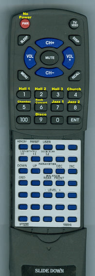 YAMAHA--INSERT RSDSP100 Replacement Remote