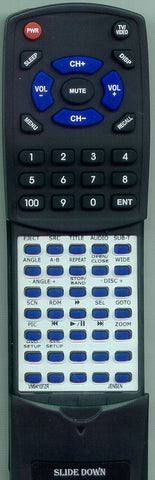 JENSEN VM9410FZR FRONT Replacement Remote