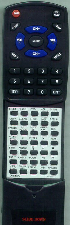 GO-VIDEO- VR5940 Replacement Remote – Remotes.net