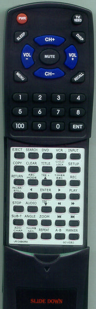 GO-VIDEO- VR3840 Replacement Remote