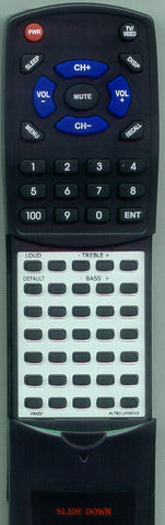 ALTEC LANSING RTVS4221 Replacement Remote