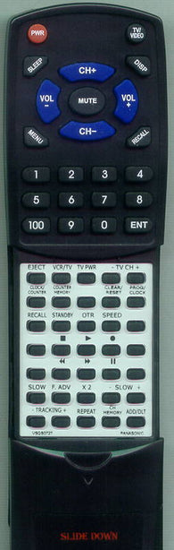 PANASONIC RTVSQS0727 Replacement Remote