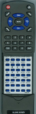 PANASONIC RTVSQS0806 Replacement Remote