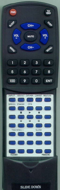 PANASONIC RTVSQS0905 Replacement Remote
