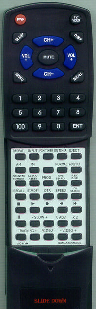 PANASONIC VSQS1293 Replacement Remote