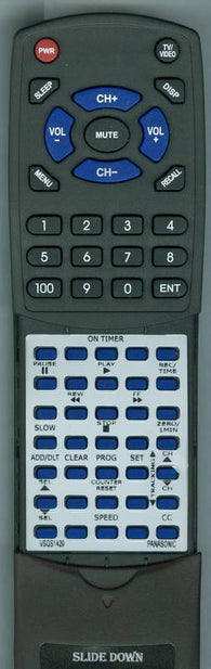PANASONIC RTVSQS1429 Replacement Remote