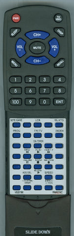 PANASONIC RTVSQS1590 Replacement Remote