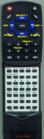 PANASONIC RTVSQS1603 Replacement Remote