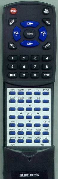 VIZIO SV370XVT Replacement Remote