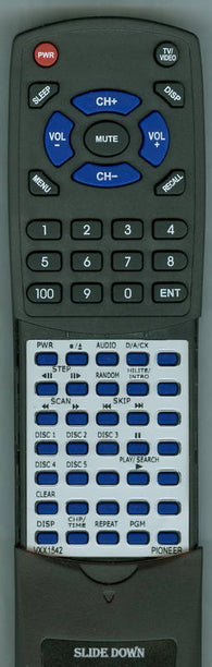 PIONEER VXX1542 Replacement Remote