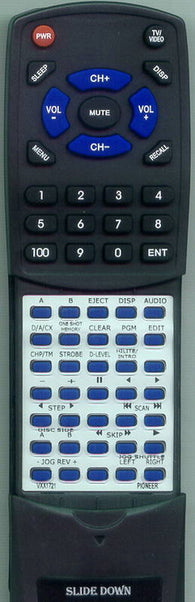 PIONEER VXX1850 Replacement Remote
