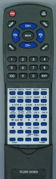 PIONEER VXX2224 Replacement Remote
