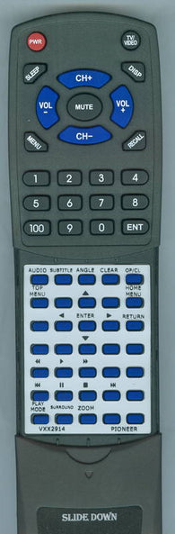 PIONEER DV588AS Replacement Remote