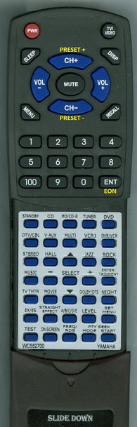 YAMAHA--INSERT RAV248 Replacement Remote