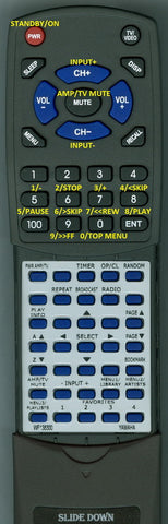 YAMAHA--INSERT WF138300 Replacement Remote